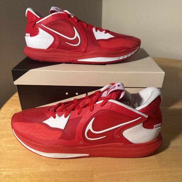 Nike Kyrie 5 Low TB University Red Size 14 Men\'s Basketball Shoes Sneakers New